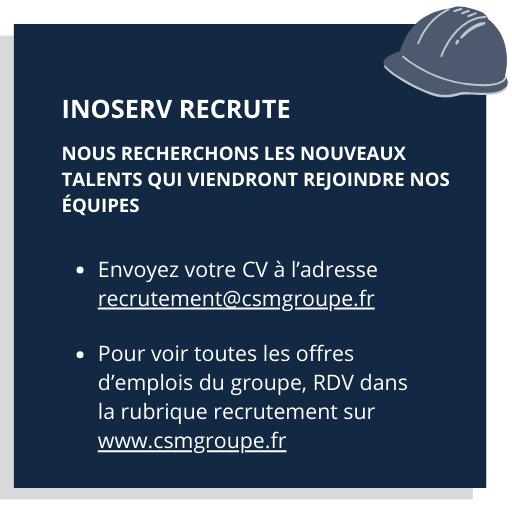 Image recrutement Inoserv – nouveaux talents dans le secteur énergétique