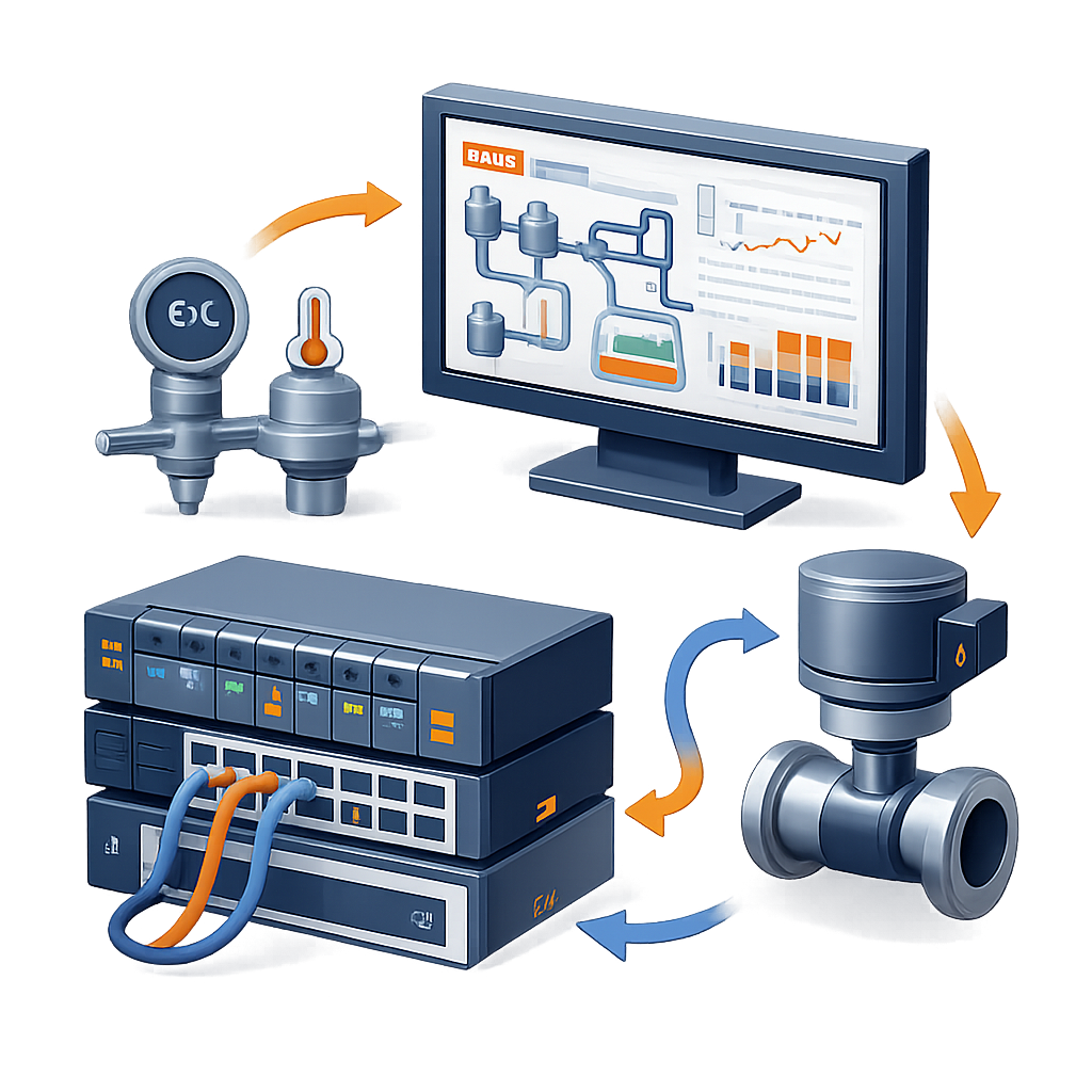 Automates, capteurs et interfaces de supervision
